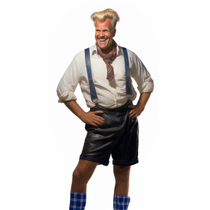 Bild: Ronald Tramp in Lederhose