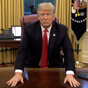 Bild: Donald Trump im Oval Office