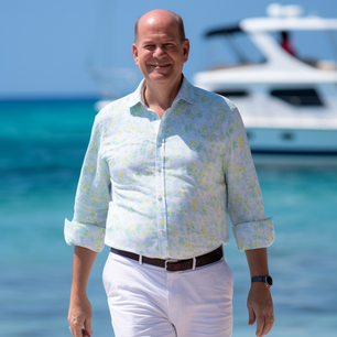 Bild: Olaf Scholz auf den Malediven