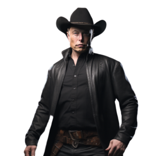 Bild: Elon Musk der Cowboy