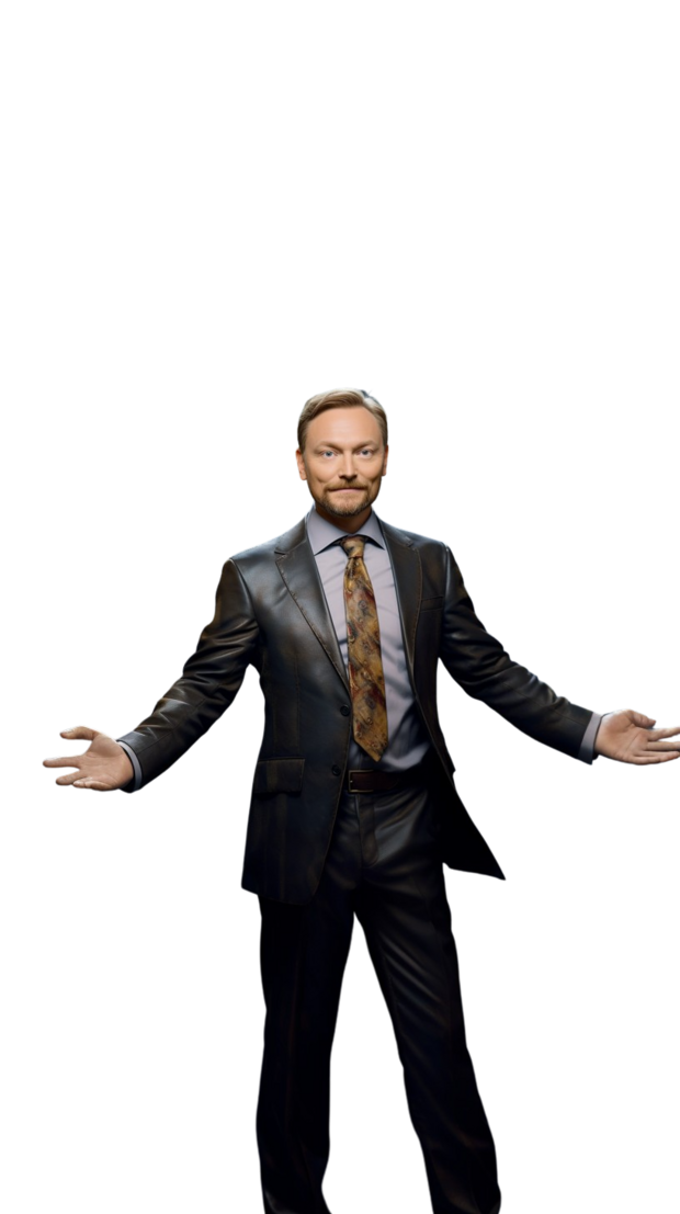 Bild: Christian Lindner sieht sich als Gewinner