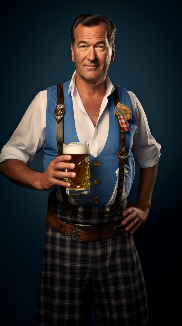 Bild: Markus Söder mit Bier