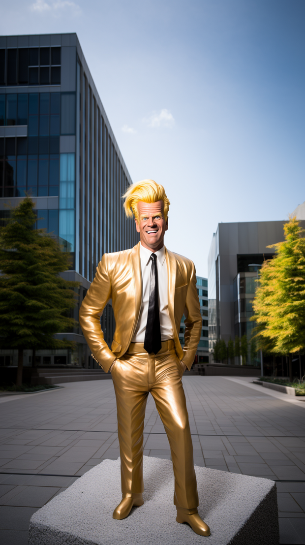 Bild: Donald Tramp - Meine goldene Statue