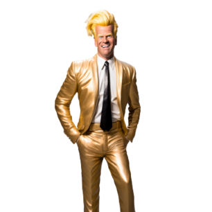 Bild: Donald Tramp - Meine goldene Statue