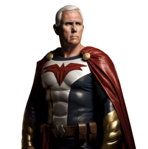 Bild: Mike Pence Superheld