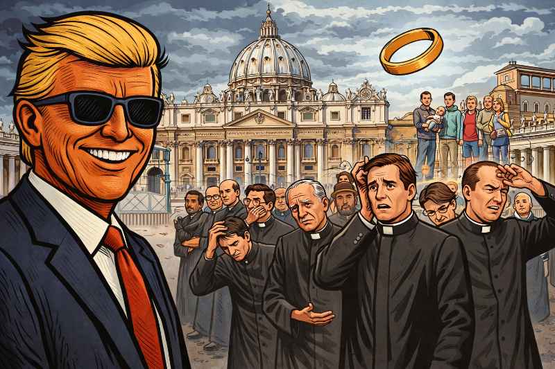 Grafik: Der große Priestermangel