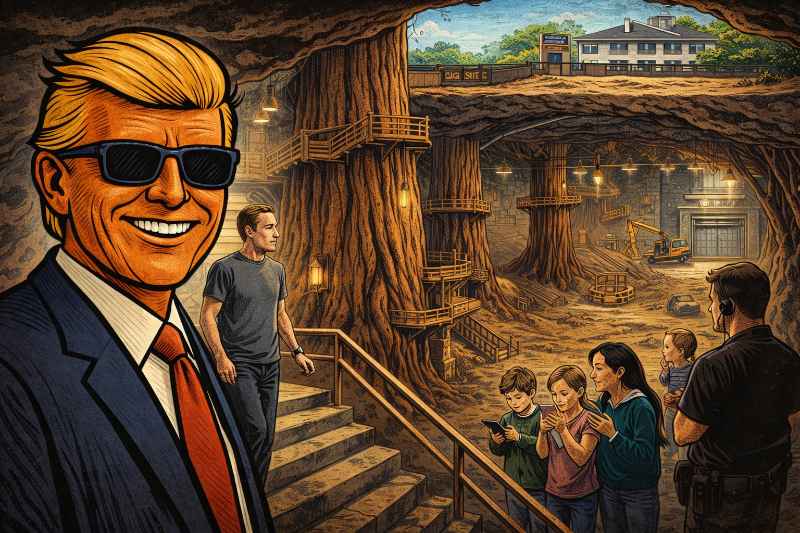 Grafik: Bunker, Bäume und Milliarden: Wenn Tech-Giganten plötzlich unter die Erde gehen