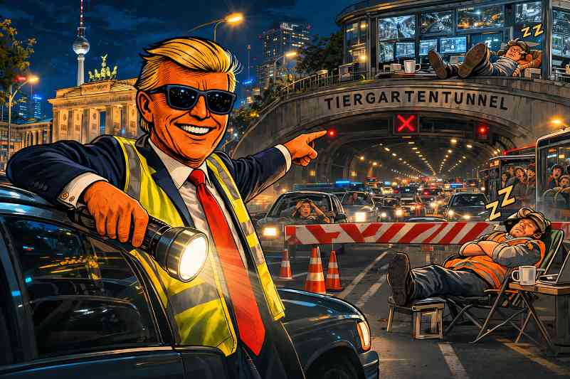 Grafik: Tunnel macht Feierabend