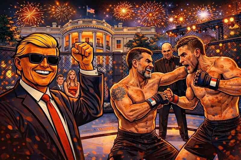 Grafik: Käfigkämpfe im Weißen Haus