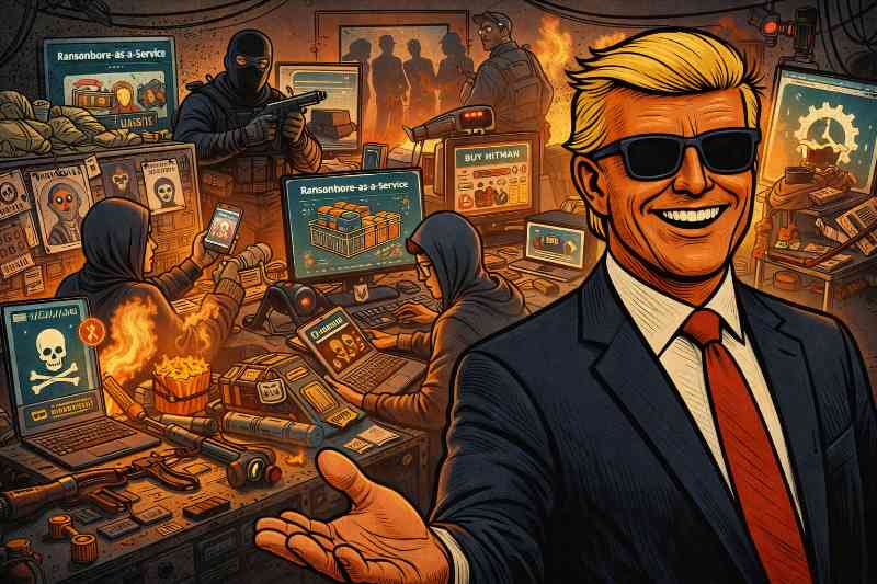 Grafik: Ein Klick. Eine Dienstleistung. Ein System.