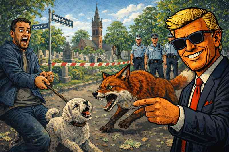 Grafik: Der Fuchs von Reinickendorf