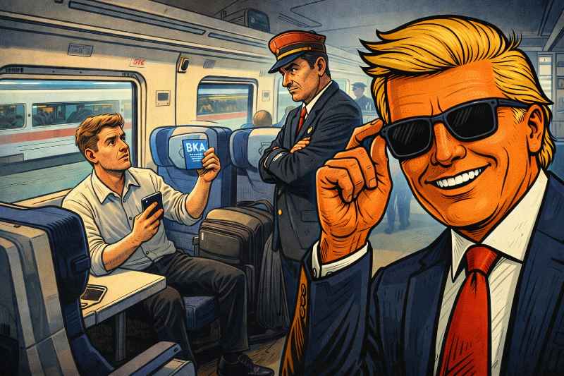 Grafik: Wie ein Undercover-Plan im ICE spektakulär entgleiste