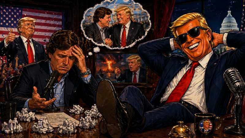 Tucker Carlson; „Ich habe Menschen in die Irre geführt.“