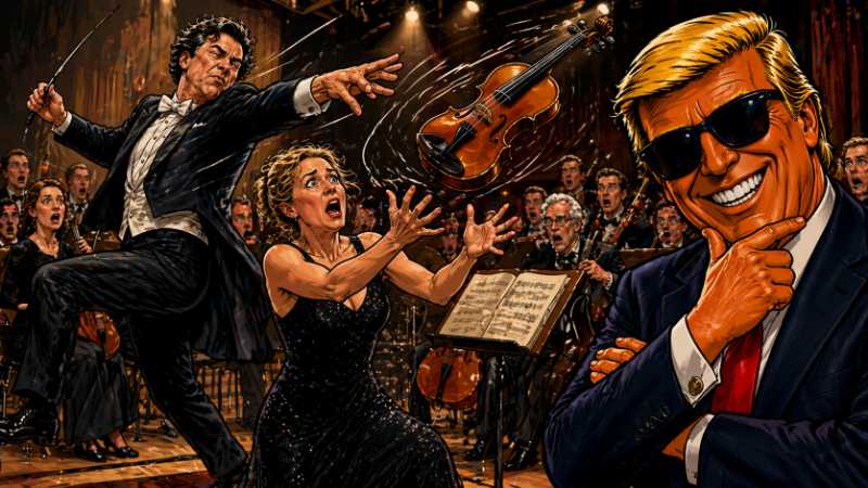 Grafik: Wenn der Taktstock trifft