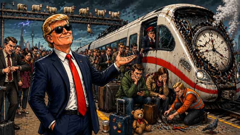 Grafik: Deutschland auf Gleis 404