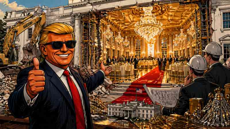 Grafik: Ein Luxus-Ballsaal als Sicherheitslösung