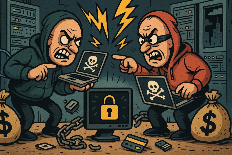 Grafik: Mafia im Darknet