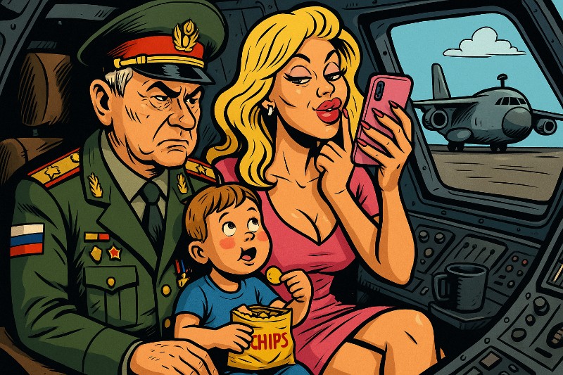 Grafik: Wie Putins Verteidigungsminister zur Barbie Air Force überlief