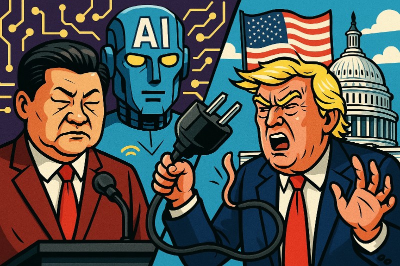 Grafik: America first, AI firster!