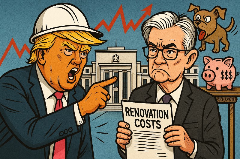 Grafik: Trump gegen Powell