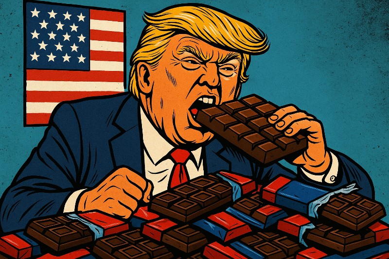 Grafik: Trumps Schokolade