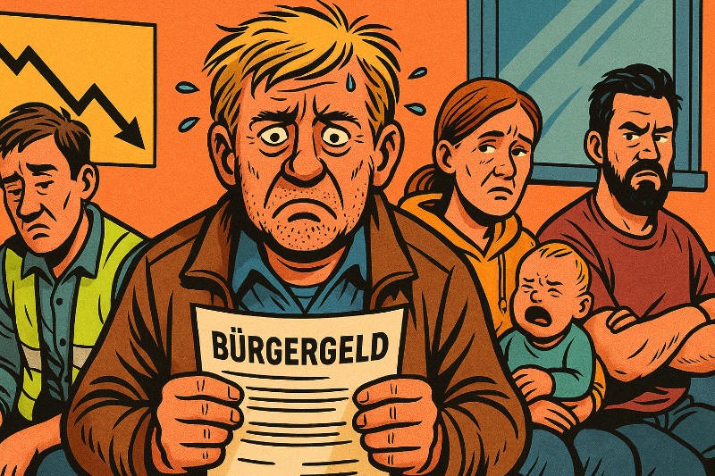 Grafik: Bürgergeld: Jetzt auch mit Nebenwirkung „Arbeit“ erhältlich!