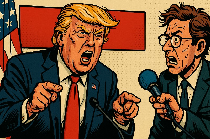 Grafik: Trumps Zeitmaschine der Gerechtigkeit