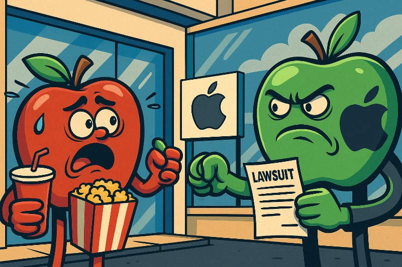 Grafik: Apple gegen Popcorn