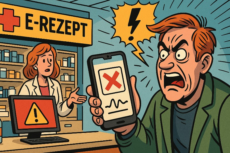 Grafik: E-Rezept – die Deutsche Bahn des Gesundheitswesens