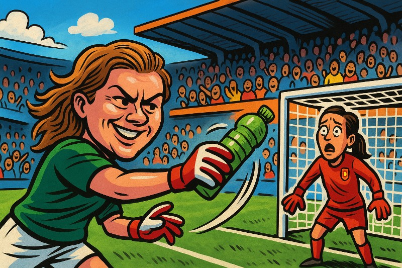 Grafik: Flaschenwurf der Champions