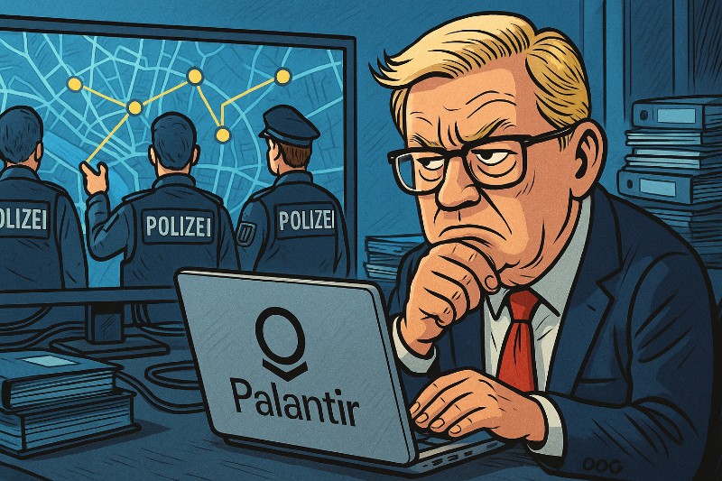 Grafik: Palantir rettet Deutschland