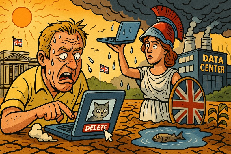 Grafik: England spart Wasser – indem es Ihre Katzenfotos löscht