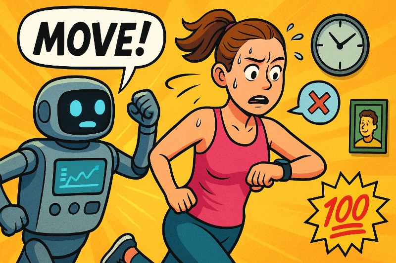 Grafik: KI-Personaltrainer FitBot3000