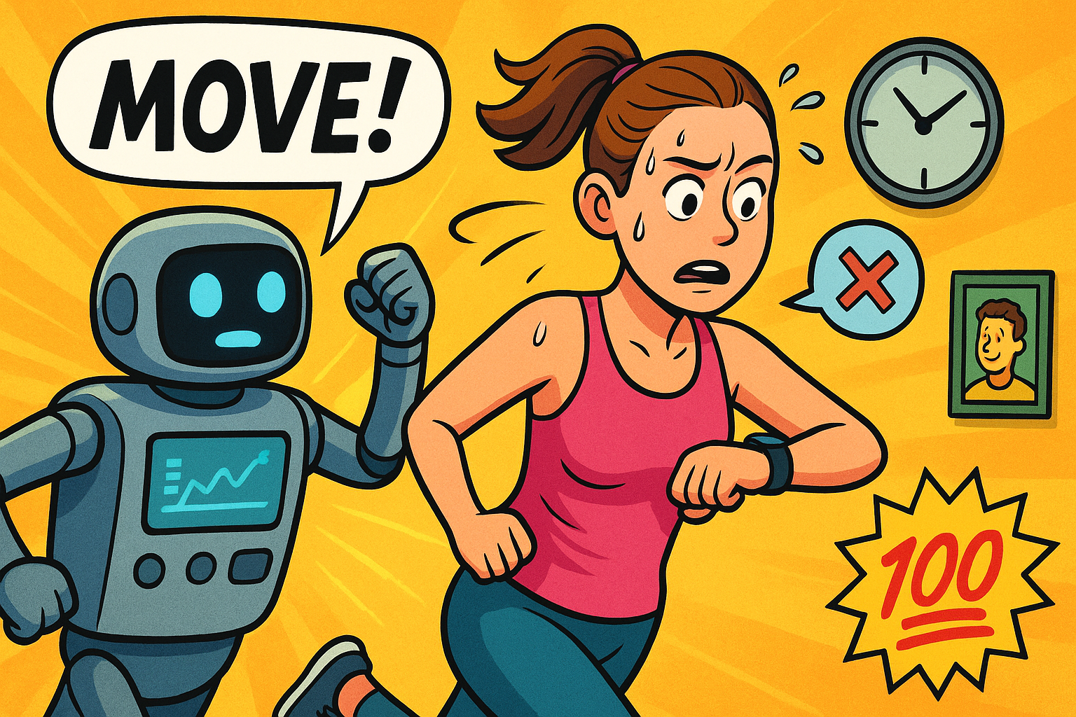 Grafik: KI-Personaltrainer FitBot3000