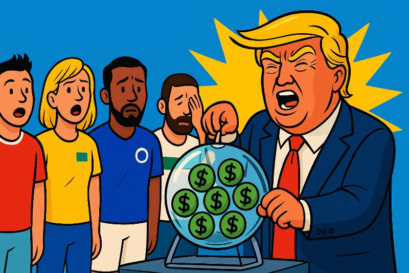 Grafik: Trump als Losfee