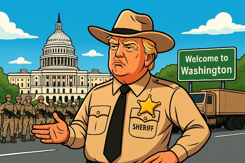 Grafik: Washington, die neue Bronx – laut Trump