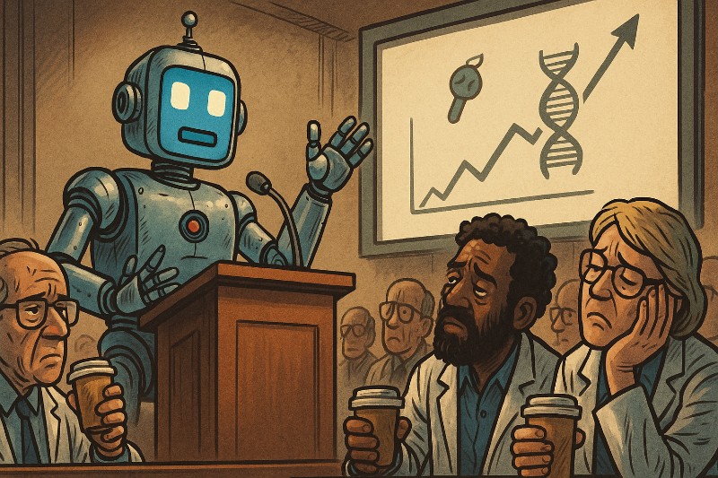 Grafik: Revolution der Roboter-Professoren