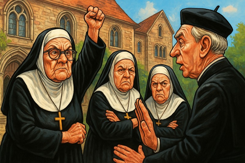 Grafik: Die heiligen Ausreißerinnen – Nonnen auf Speedrun ins Kloster-Revival