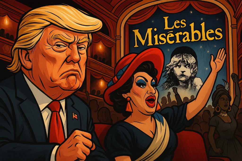 Grafik: Trump Les Miserables