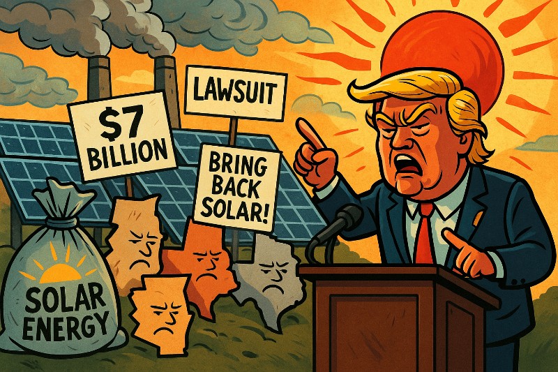 Grafik: Der Solar-Krieg
