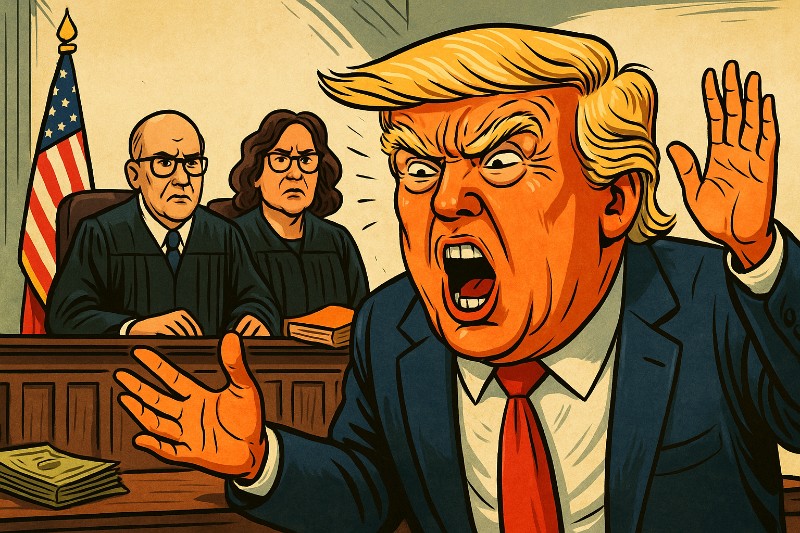 Grafik: Die Richter sagen: „Nicht mit uns!“