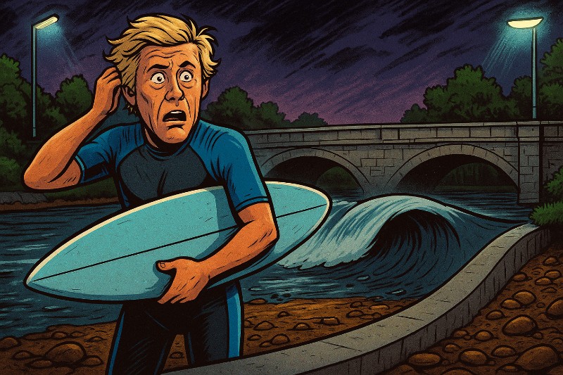 Grafik: Der Surfskandal von der Isar