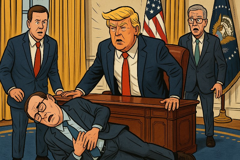 Grafik: Der große Fall – im wörtlichen Sinn