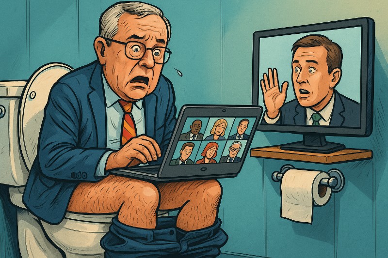 Grafik: Die Sitzung läuft – und wie!