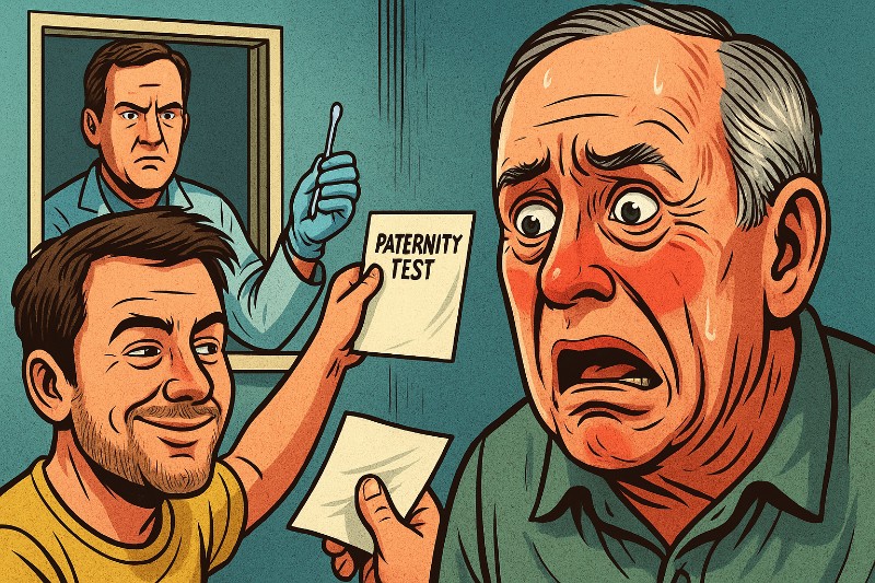 Grafik: Vaterschaft mit Vertretung – Wenn Freundschaft vor Gericht endet