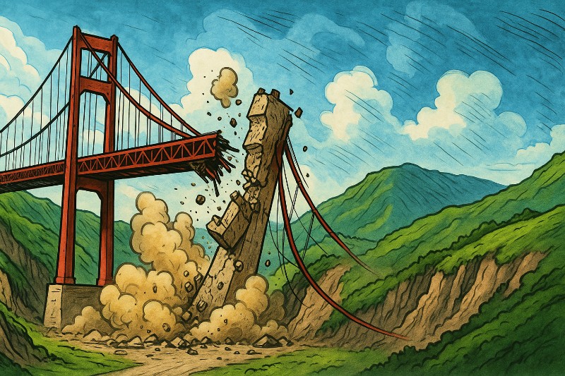 Grafik: Fall der chinesischen Himmelsautobahn