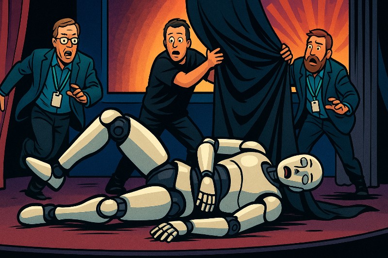 Grafik: AIdol Russlands neuester Roboter