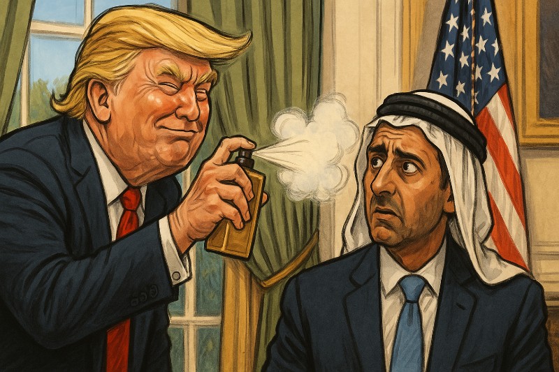 Grafik: Parfümterror im Oval Office