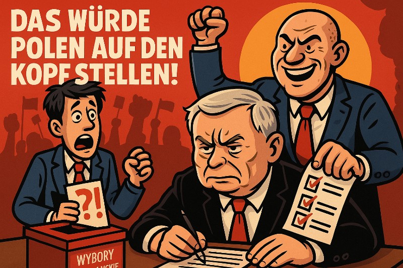 Grafik: Kaczyński, der Strippenzieher mit Rechenschwäche