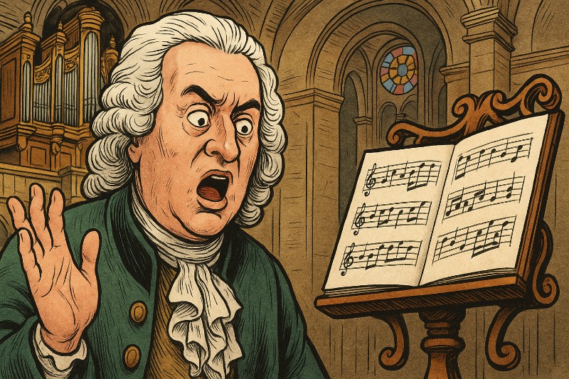 Grafik: Bach lebt! (Zumindest seine Tonspuren)